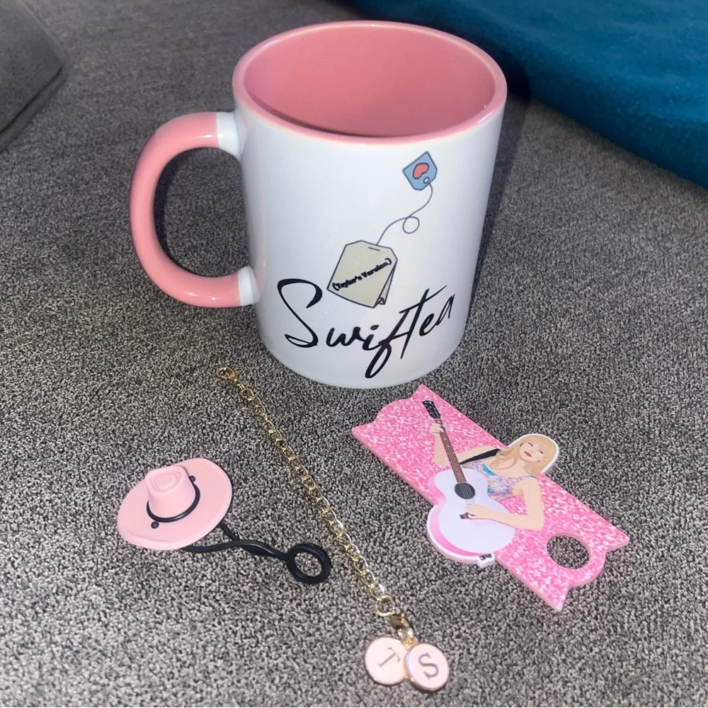 Skyrae* New! Taylor Swift Swiftea Coffee Mug and Tumbler Accessories Bundle - Picture 2 of 5